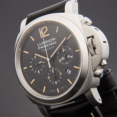 used panerai luminor daylight|Panerai Luminor chrono daylight 44mm.